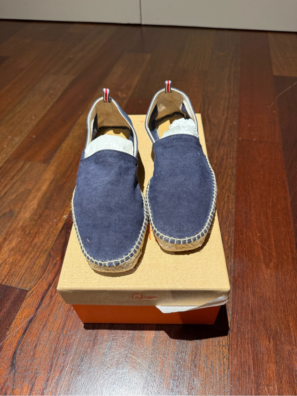 Castaner New Unisex Navy Slip-On Espadrilles